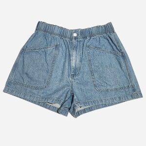 Madewell Light Blue Cotton Shorts